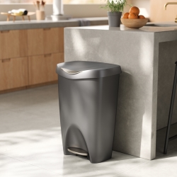 Affaldsspand Brim Step UMBRA - grå