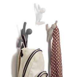 Buddy knager - grå og hvid