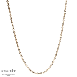 Halskæde Darling Denise AQUA DULCE - forgyldt