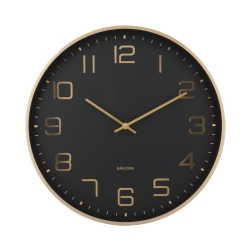 Karlsson vægur Elegance Glow - sort