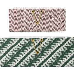 Opbevaringskasser House Doctor - rød og grøn