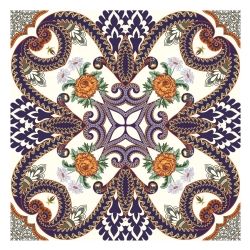 Silke tørklæde Erfurt