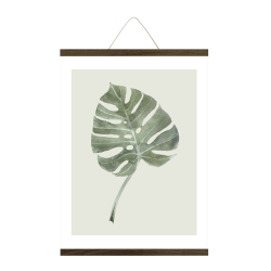 Plakat ophæng røget egetræ - large