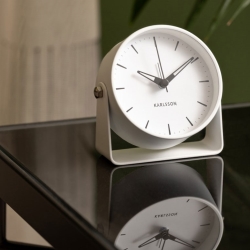 Karlsson Calm vækkeur - hvid
