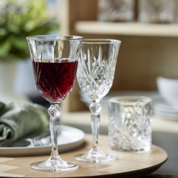 Lyngby Krystal Melodia Rødvinsglas - 4 stk.
